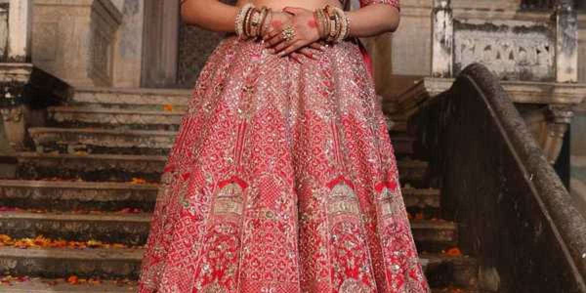 Buy Heavy Bridal Lehenga Online India