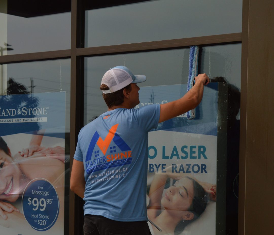 Commercial window cleaning in Burlington | MasterShine’s services