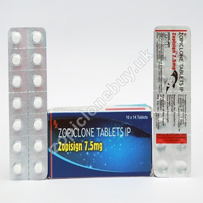 Zopisign 7.5mg : Get Zopiclone Lowest Price - Quality Tablet