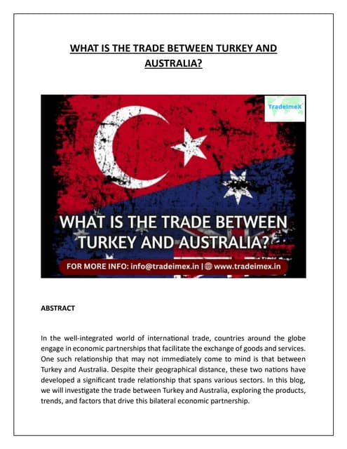 WHAT IS THE TRADE BETWEEN TURKEY AND AUSTRALIA.pdf