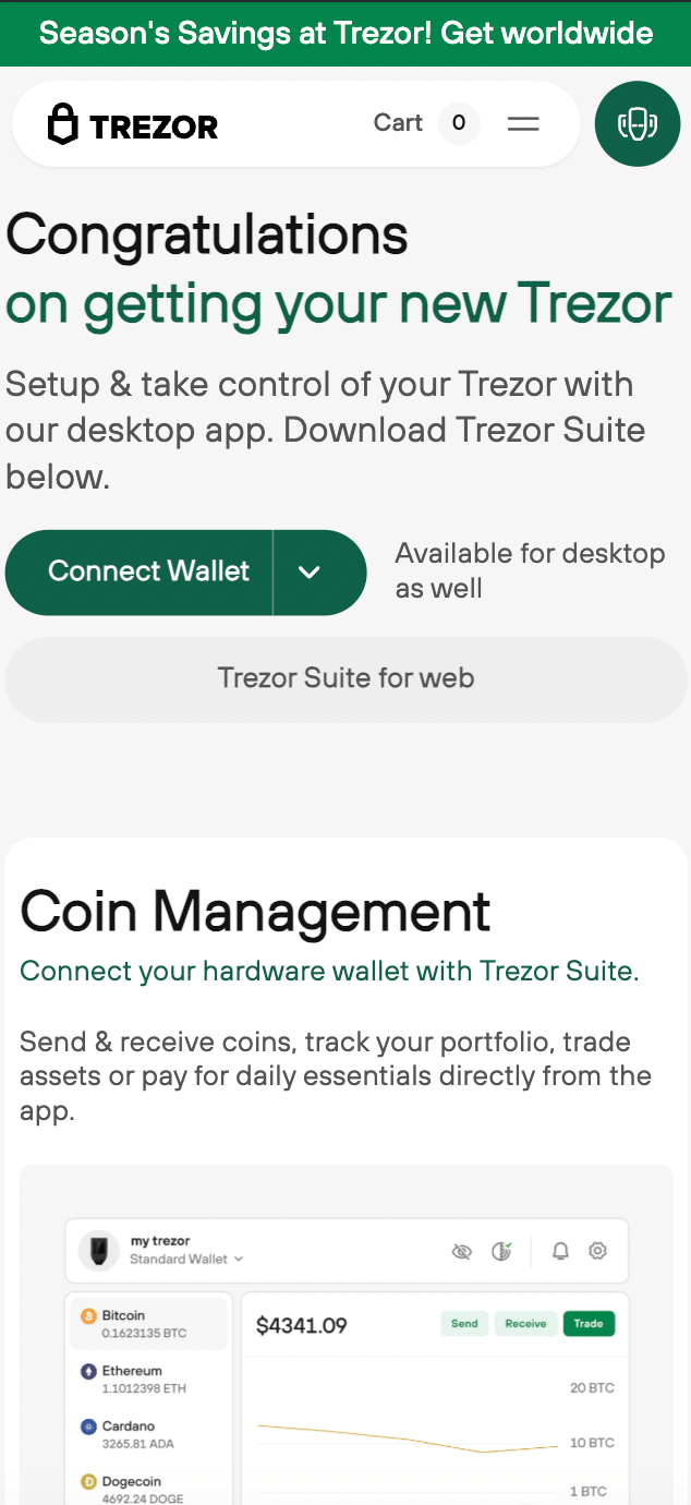Trezor.io/start - Connect your Device | Official Website