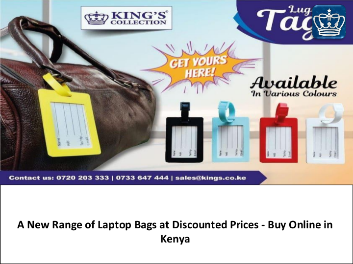 A New Range of Laptop Bags at Discounted Prices - Buy Online in Kenya