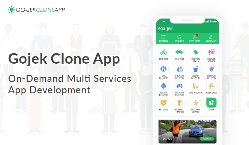 Gojek Clone App- On-Demand Multi Services App Development